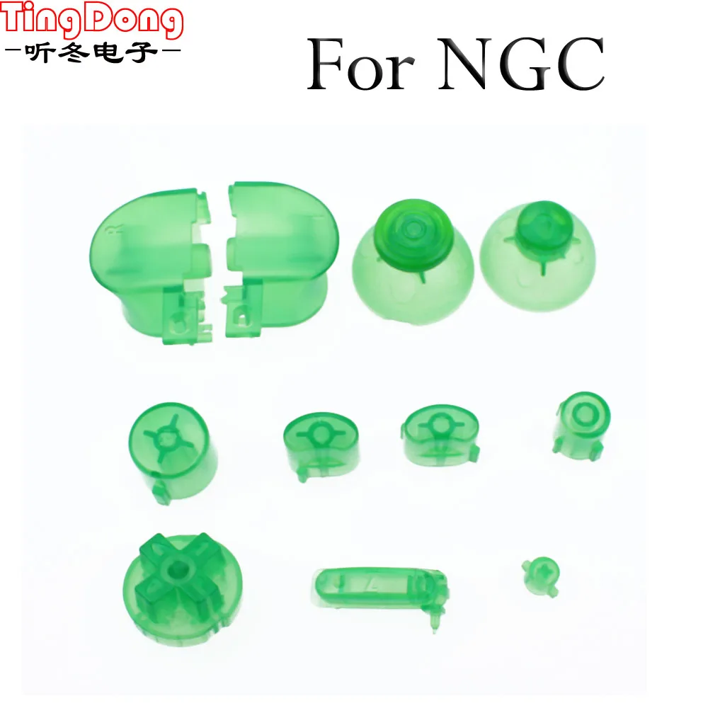 TingDong 33 набора для Gamecube контроллер мод красочный полный набор кнопок с Thumbsticks N GC