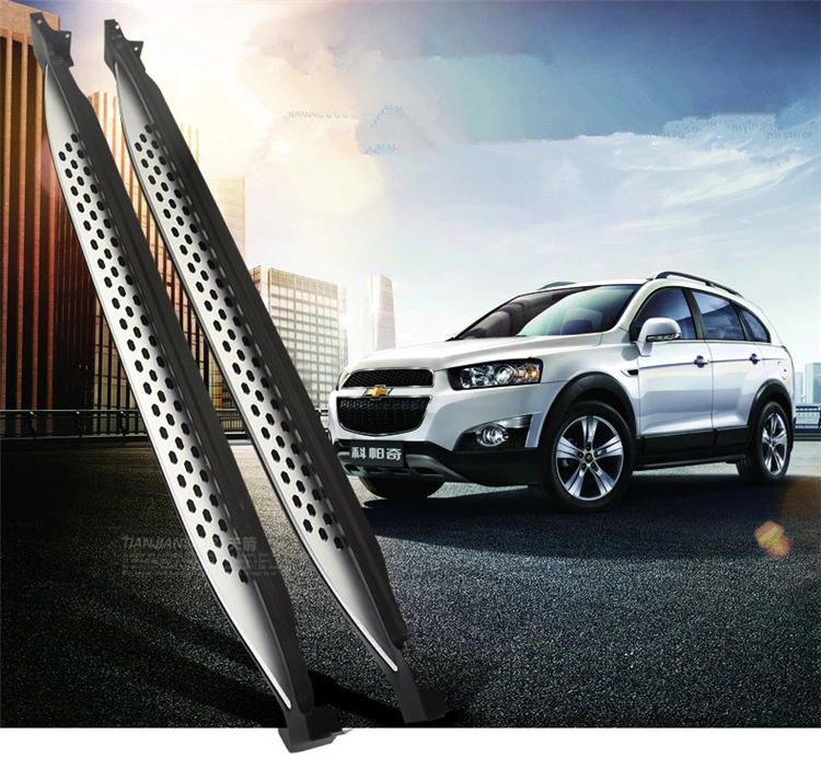 Для Chevrolet Captiva 2015 2017 автомобильные беговые платы авто боковые ступенчатые педали