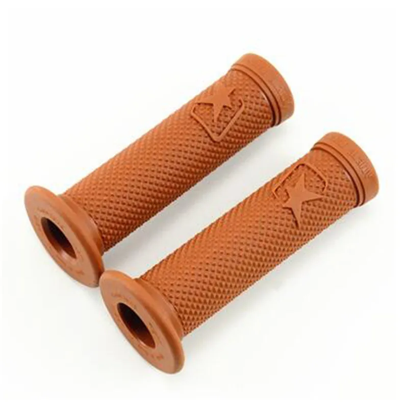 Руль для мотоцикла с рукояткой, Универсальный руль для kawasaki honda suzuki benelli yamaha Harley softail sportster grip moto rcycle - Цвет: cafe