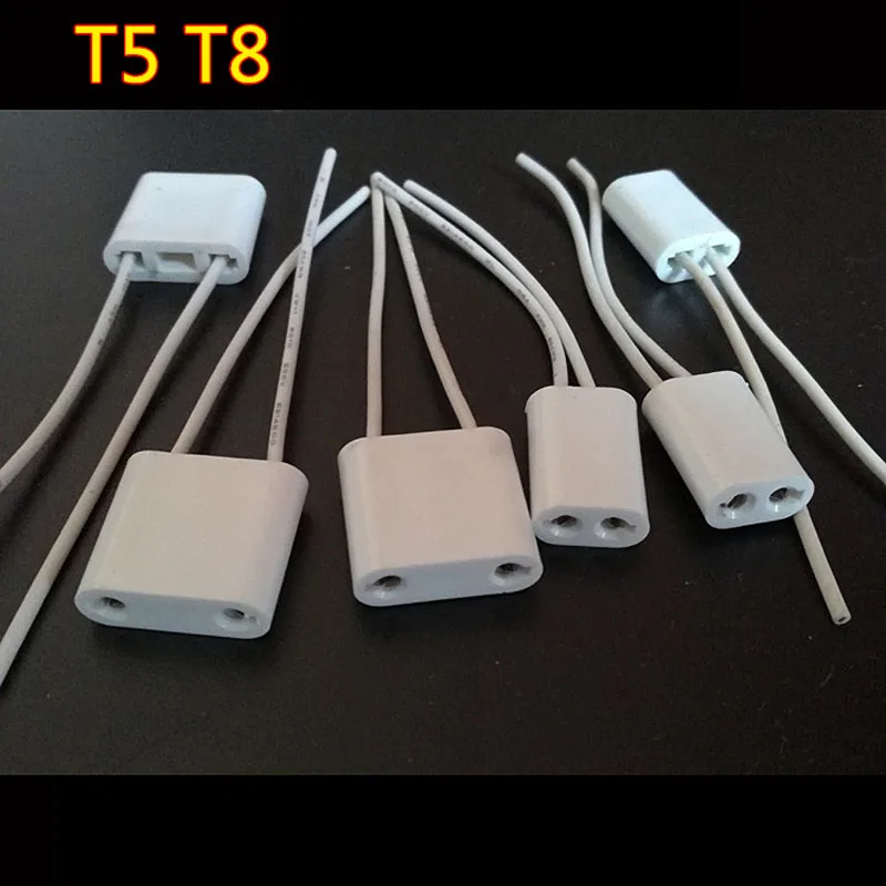 Флуоресцентный светильник с двумя отверстиями G5 T8 держатель для лампы T5 G13