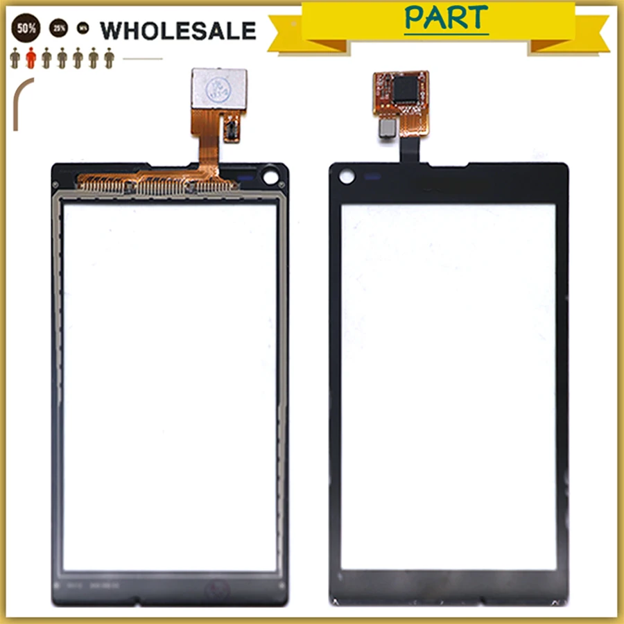 Новый сенсорный экран S36 для sony Xperia L S36H C2105 C2104 Сенсорная панель дигитайзер Датчик