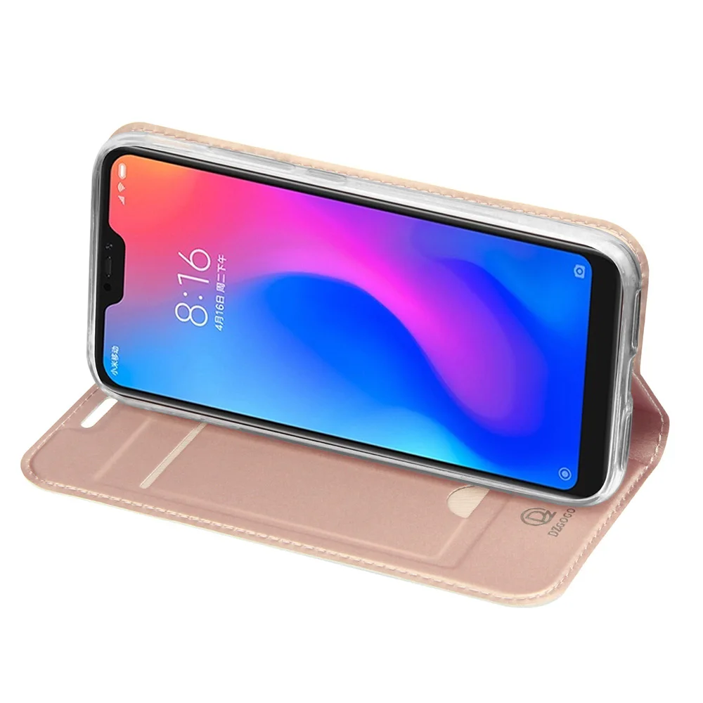 Чехол для Xiaomi Redmi 6 Pro PU + TPU флип-чехол ультра тонкий сотовый телефон сумка