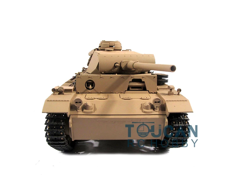 100% Металл Mato 1/16 Panzer III RC Танк комплект инфракрасный отдача ствола желтый 1223 TH00660 |