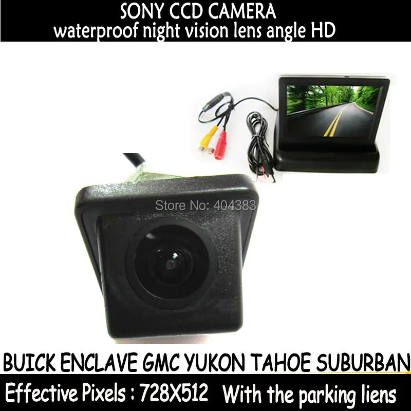 Парковочный монитор камера заднего вида SONY CCD для BUICK анклава GMC YUKON TAHOE SUBURBAN с 4 3
