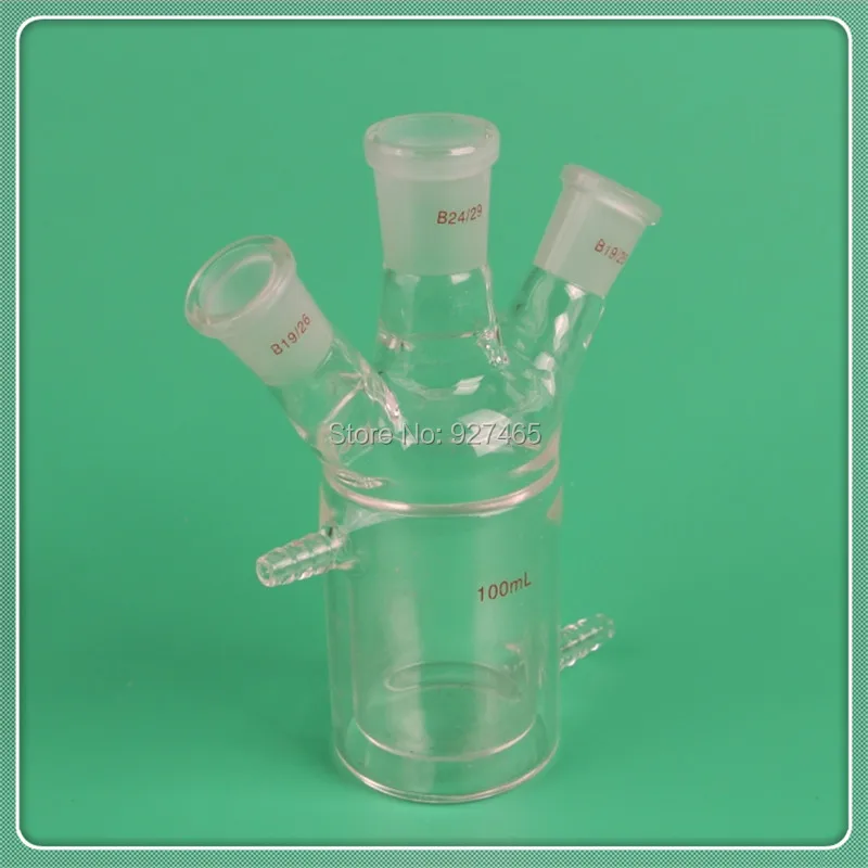 Лабораторная реакционная колба из жаккардового стекла 100 мл реакционный сосуд |