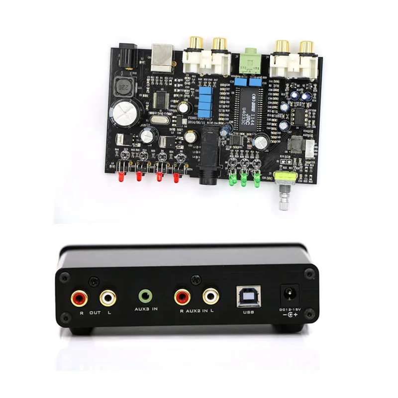 FX AUDIO 98S обновленная версия USB аудио процессор PR0 декодирования ЦАП PCM2704 MAX9722