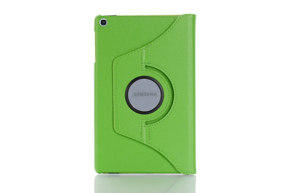 Green Чехол для samsung Galaxy Tab A 10," SM-T510 SM-T515 T510 T515 360 градусов вращающийся стенд чехол для Galaxy Tab A 10,1 - Цвет: Green