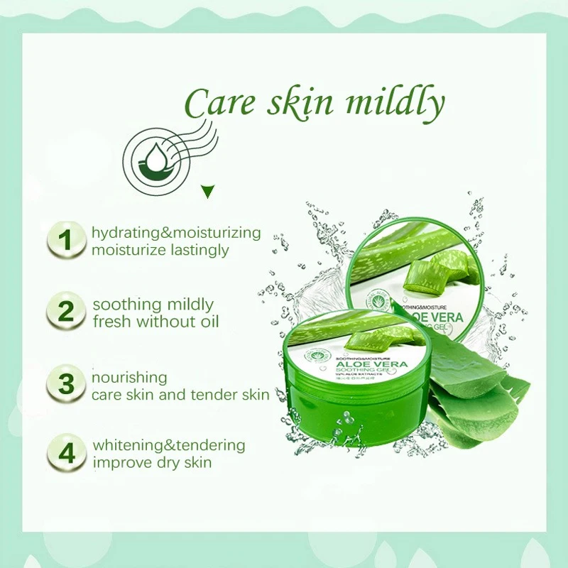 2019 BIOAQUA Natural Aloe Vera Gel Sleeping Facial Mask Moisturizer Hydrating Whitening Skin Anti Aging Men/women Face Care | Красота и