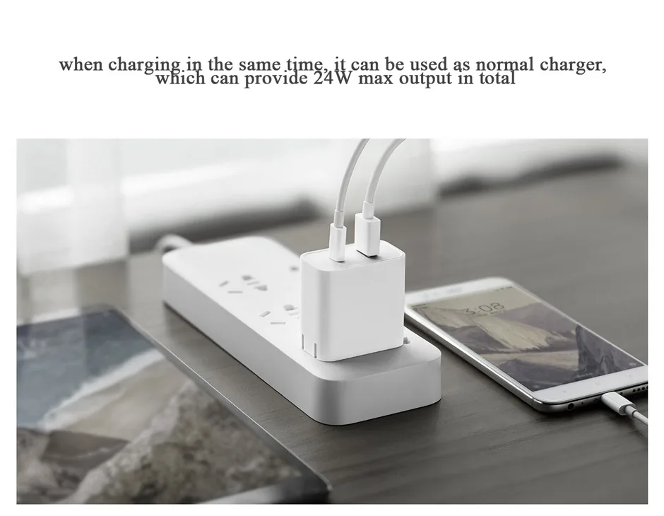 Xiao mi USB зарядное устройство 30 Вт Max USB A+ usb type C адаптер для быстрой зарядки для Xiaomi mi 9 samsung Macbook Смартфон ноутбук