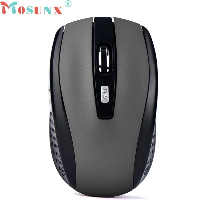 Mosunx 2,4 GHz Беспроводная игровая мышь USB приемник Pro Gamer для ПК ноутбука настольного компьютера