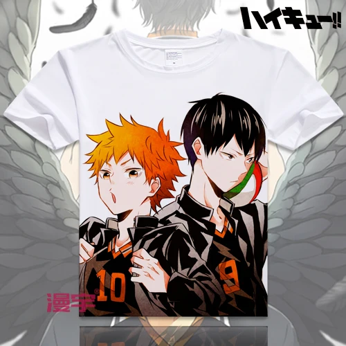 Футболка с короткими рукавами Haikyuu мужская и женская футболка для косплея аниме