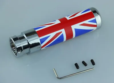 Union Jack AMBERMILE титановый сплав углерода для Mini Cooper R55 Clubman R56 R57 R58 R59 аксессуары внутренняя отделка автомобиля рукоятка ручного тормоза крышка - Название цвета: Union Jack