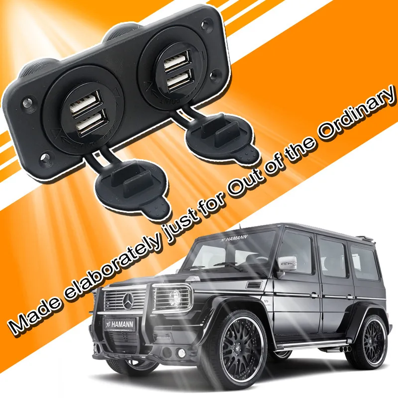 Для bmw x3 e83 x1 e84 f31 f20 f11 e92 e91 e90 12V автомобиль лодка аксессуары разъем Панель 4 USB