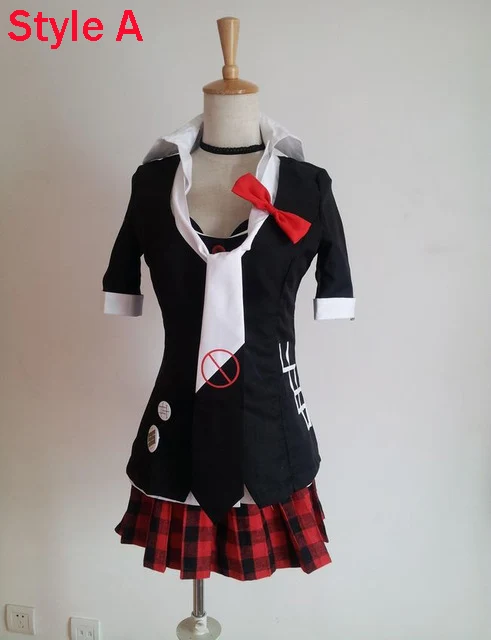 Danganronpa Косплей Дзюнко Эносима Emboitement Inushio Kimuchi символ знак Марка Dangan-Ronpa триггер счастливый хаос костюм парик