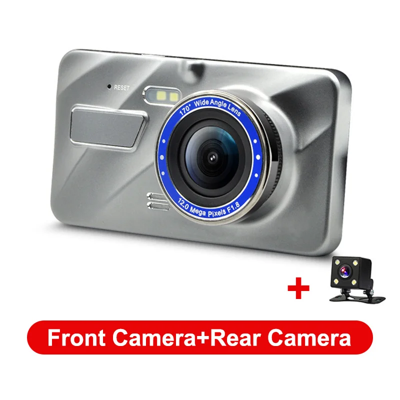 Dual Lens CHARONPLU DVR Dash camera Dual Dash Cam Car Dash camera Dash Cam 4 k/Con Vision Nocturna видеорегистратор для автомобиля Автомобильная камера Full HD - Название цвета: Dual Lens