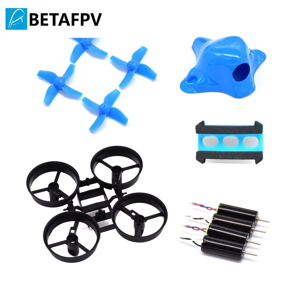 BETAFPV 65 мм Рамка наборы Черный Прочный FPV рамка для крошечных WOOP DIY | Игрушки и хобби