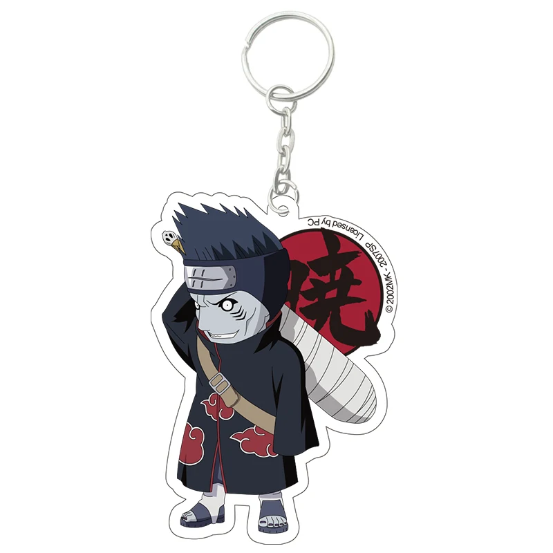 E Аниме Наруто Акацуки Учиха Итачи косплей реквизит Pein Pain Sasori Konan Deidara Kisame дети взрослые ПВХ брелок Подвеска Игрушка Новинка - Цвет: E