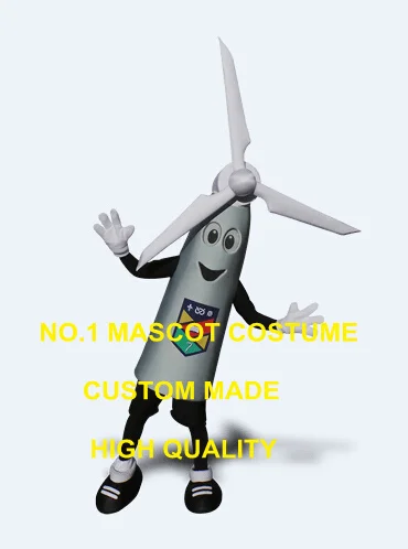 Профессиональный костюм талисман с ветряной турбиной на заказ для косплея