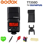 Вспышка Godox Mini TT350O, 2,4G, беспроводная, TTL, HSS 18000S GN36 карманные фонари, TT350 для камеры Olympus + gitf