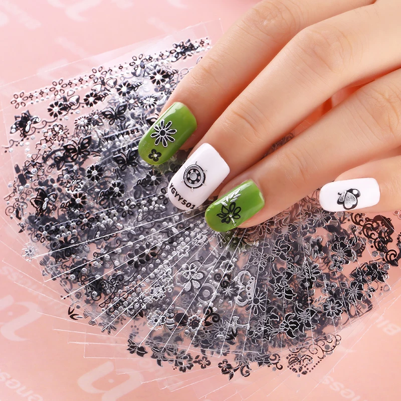 24 шт./лот Блестящая бабочка Хэллоуин стрекоза обувь дизайн красоты 3D стилеты для