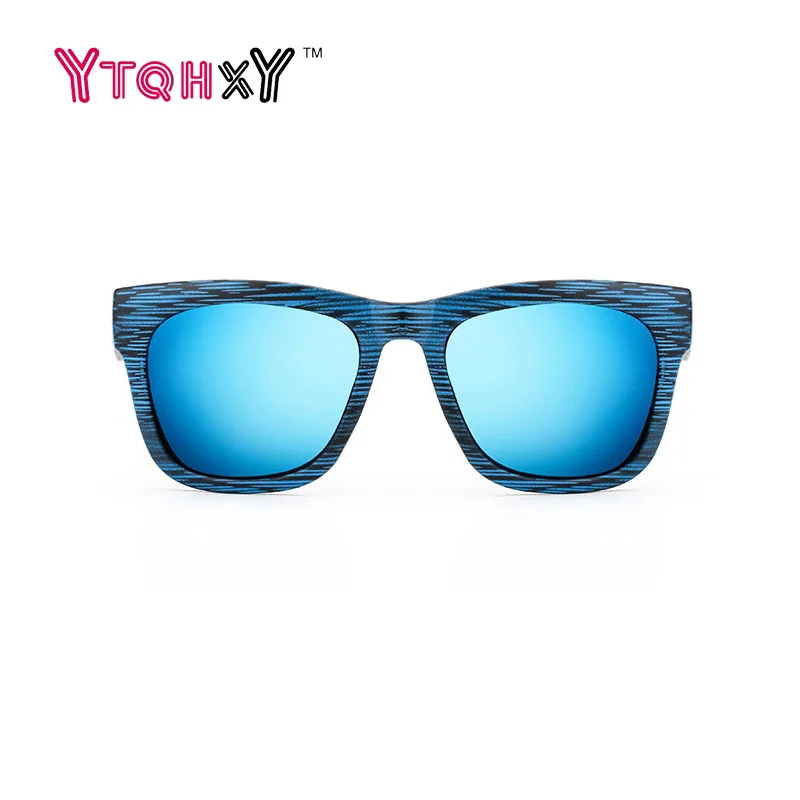 Retro sunglasses men Wood Reflective Square Eyewear Sun Glasses women Outdoors Gafas oculos de sol feminino Y105 | Аксессуары для