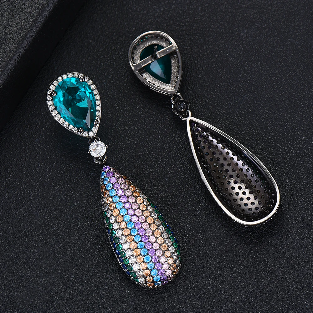 Missvikki boucle d'oreille femme классные черные серьги в виде капель для Для женщин отдыха и