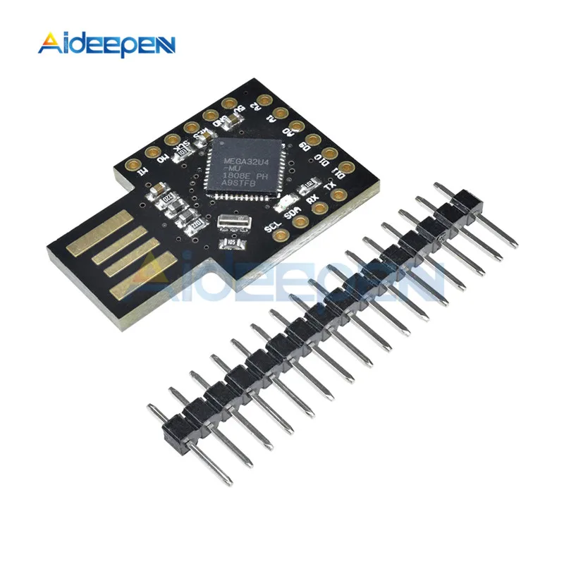 A Pro Micro SS Beetle клавиатура BadUSB USB ATMEGA32U4 ATMEGA32U4-AU мини-модуль расширения для Arduino с контактом - Цвет: A