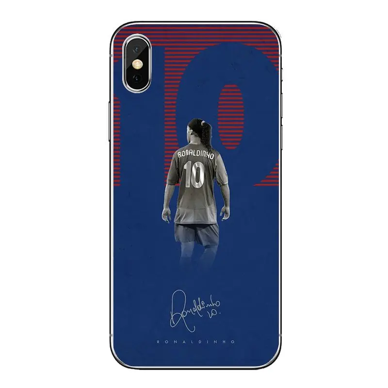 Мягкий прозрачный чехол для Huawei Honor 8 8C 8X 9 10 7A 7C Mate 20 Lite Pro P Smart Plus Ronaldo Ronaldinho Soccer Star