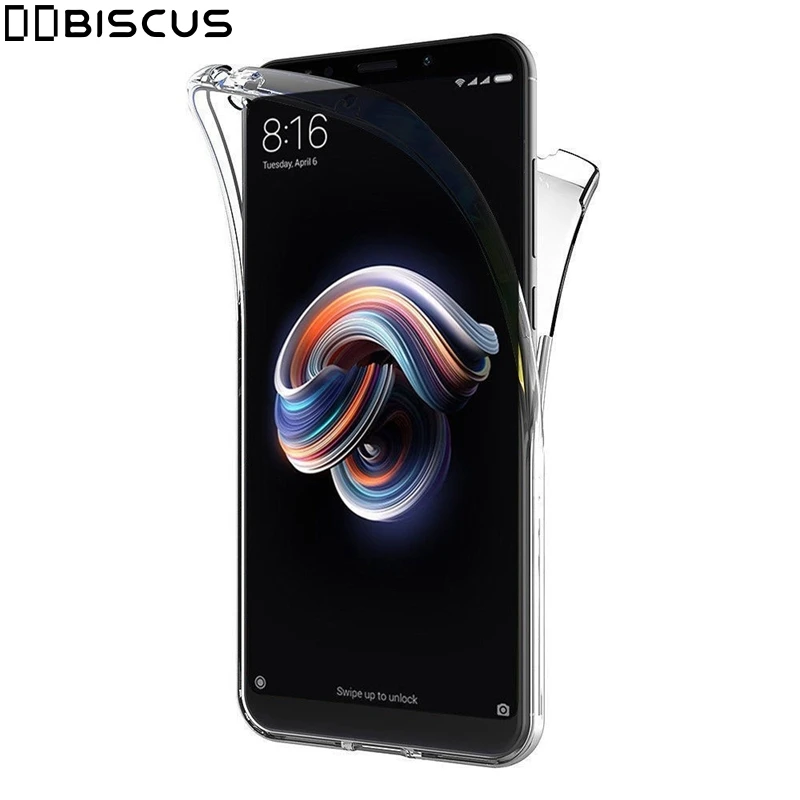 Для Xiaomi Mi A1 5X 360 градусов корпус полное покрытие защита Мягкий ТПУ чехол Redmi 5 Plus 4A
