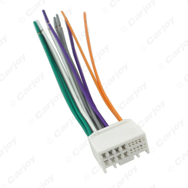 LEEWA 5 комплектов автомобильный аудио CD стерео проводка адаптер с USB/AUX (3 мм) разъем