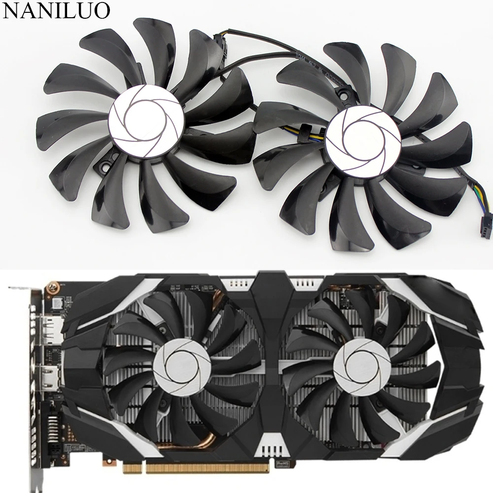 Сменный кулер для MSI GTX 1060 OC 4pin 85 мм 6G 960 P106 GTX1060 GTX960 видеокарта | Компьютеры и офис