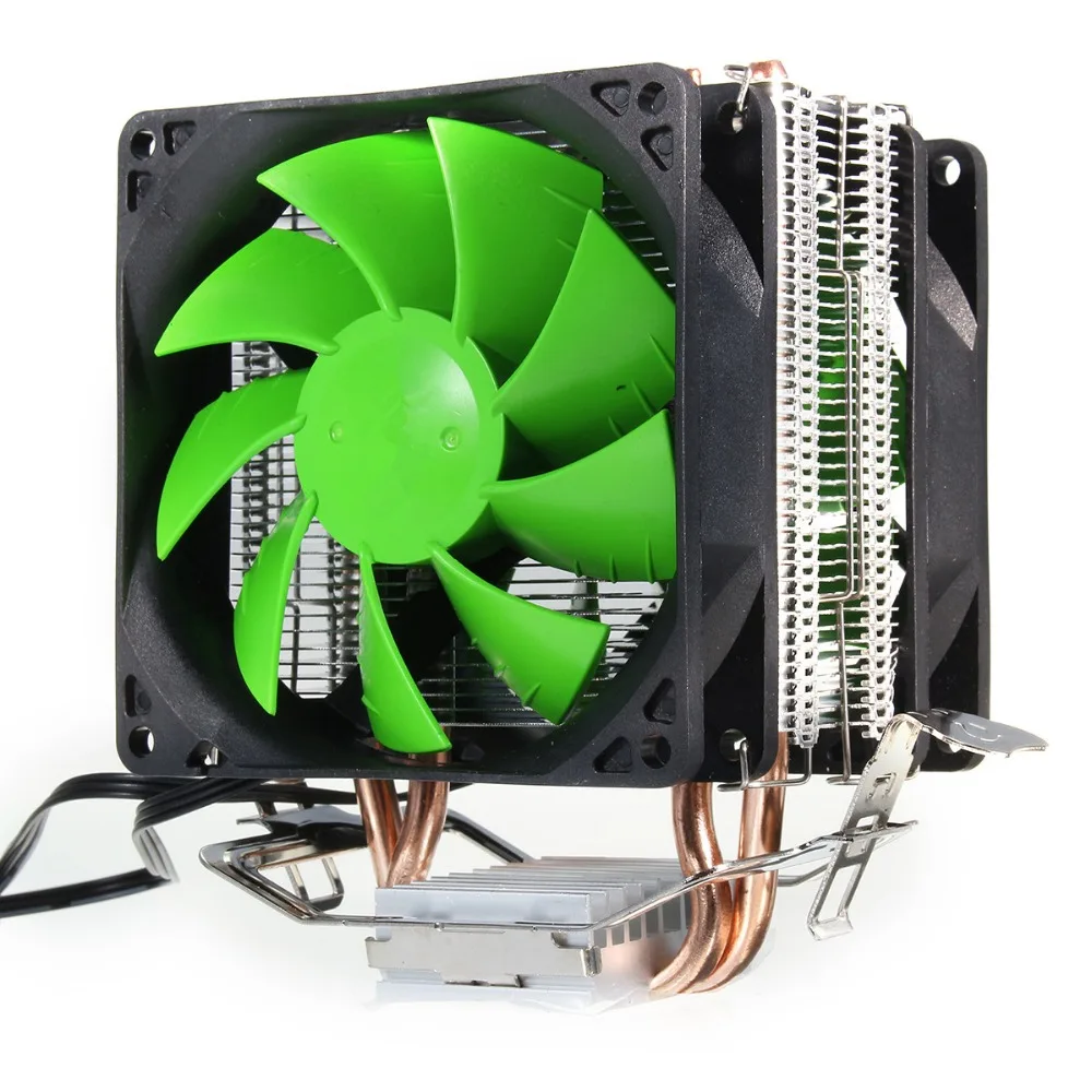 Двойной вентилятор гидравлического охлаждения Heatpipe радиатор для Intel LGA775/1156/1155 AMD AM2/AM2+/AM3 для AM4 Ryzen для Pentium