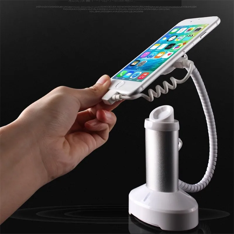 10pcs/lot Mobile Phones commercial retail store Security exhibit display Stands Anti-Theft cellphone counter alarm