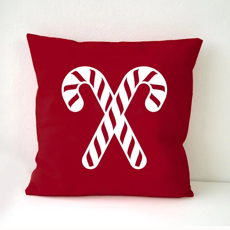 Льняная по индивидуальному заказу Рождественская тема подушки декоративная