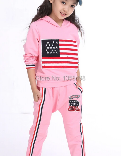 New free shipping hot selling Zhongshan University Tong suit girls track | Мать и ребенок