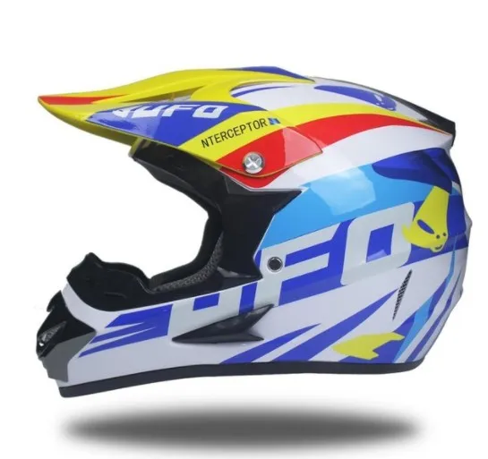 Мото rcycle шлем Мужской Мото шлем высшее качество capacete moto cross внедорожный Мото Кросс шлем DOT ECE - Цвет: W