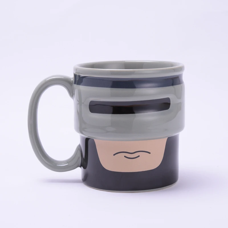 Мультфильм Robocup кружка-Robocop стиль чашки для кофе керамическая посуда молочный завтрак чашка, бутылка для воды лучший подарок для детей