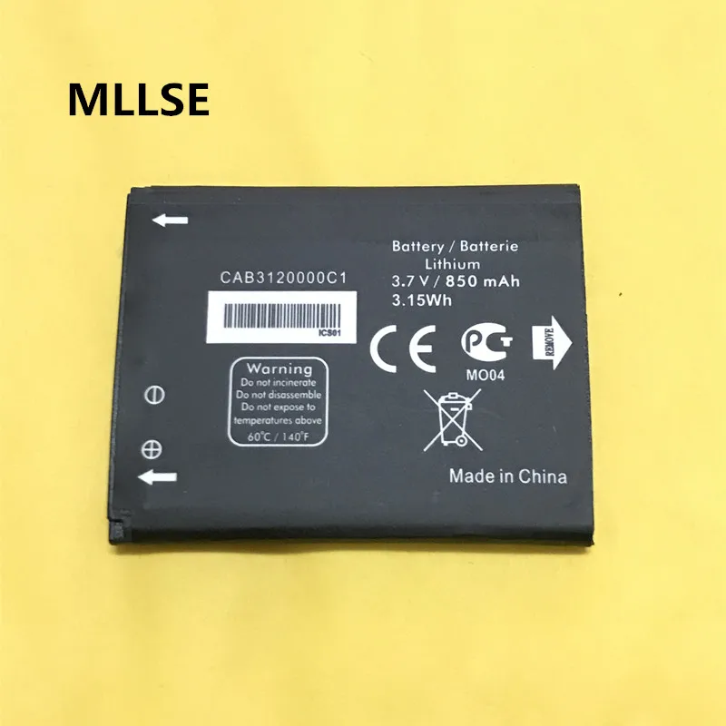 Аккумулятор MLLSE CAB3120000C1 для Alcatel One Touch 815 815D 870 871 875 880A 880 888D 888|battery for alcatel|battery foralcatel