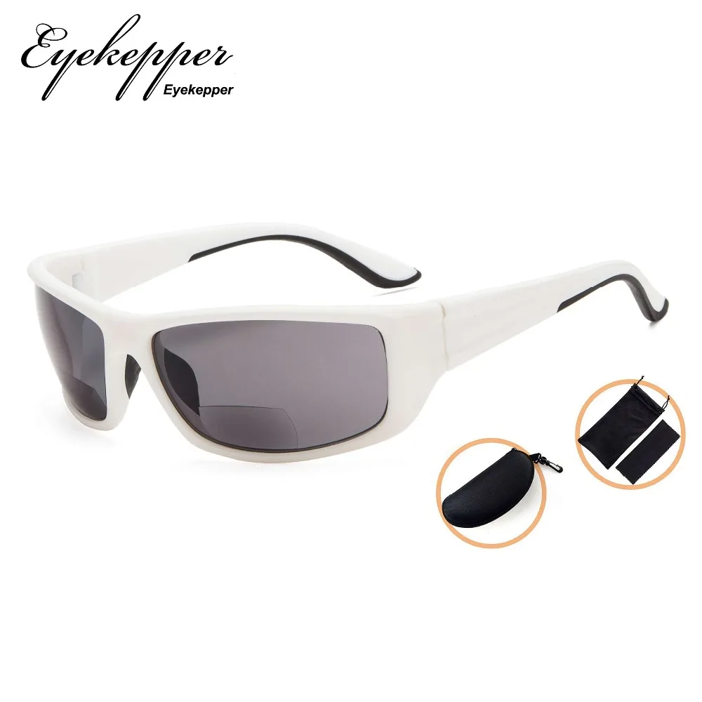 SGS038 Eyekepper Sports Bifocal Sunglasses Rectangular Frame Reading | Glasses