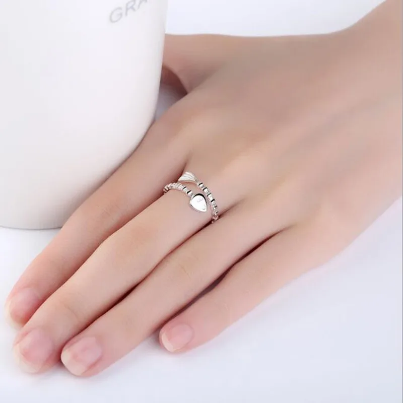 Открытое кольцо с рыбными косточками из серебра 925 пробы|open ring|fashion ringsring fashion |