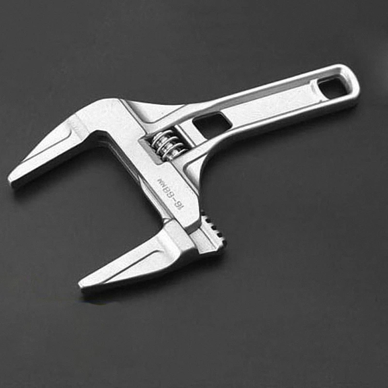 1 шт. алюминиевый сплав Универсальный защелкивающийся разводной ключ большое
