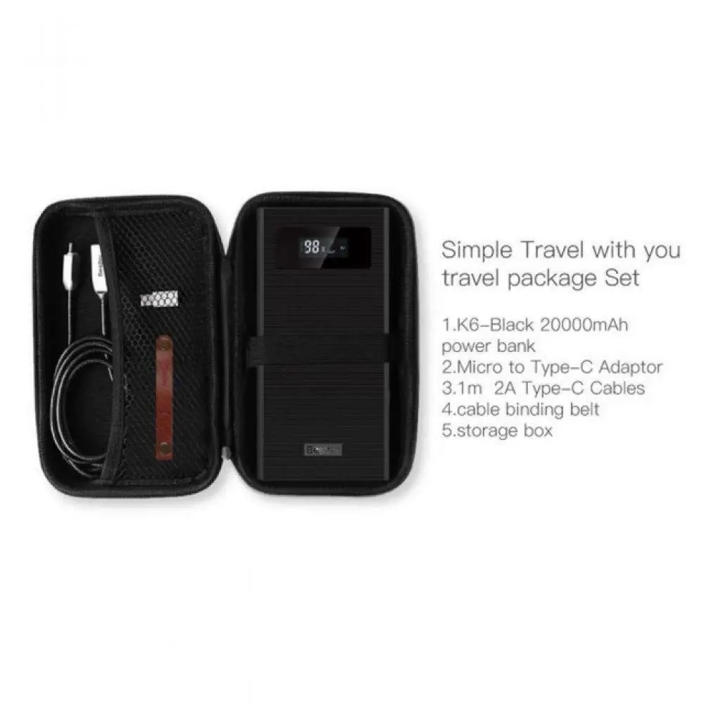 20000 мА/ч большой емкости Powerbank Dual USB выход Power Bank портативное зарядное устройство