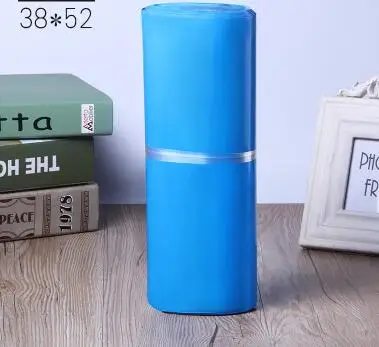 100 шт./лот синяя курьерская почтовая отправка Полиэтиленовые упаковочные пакеты