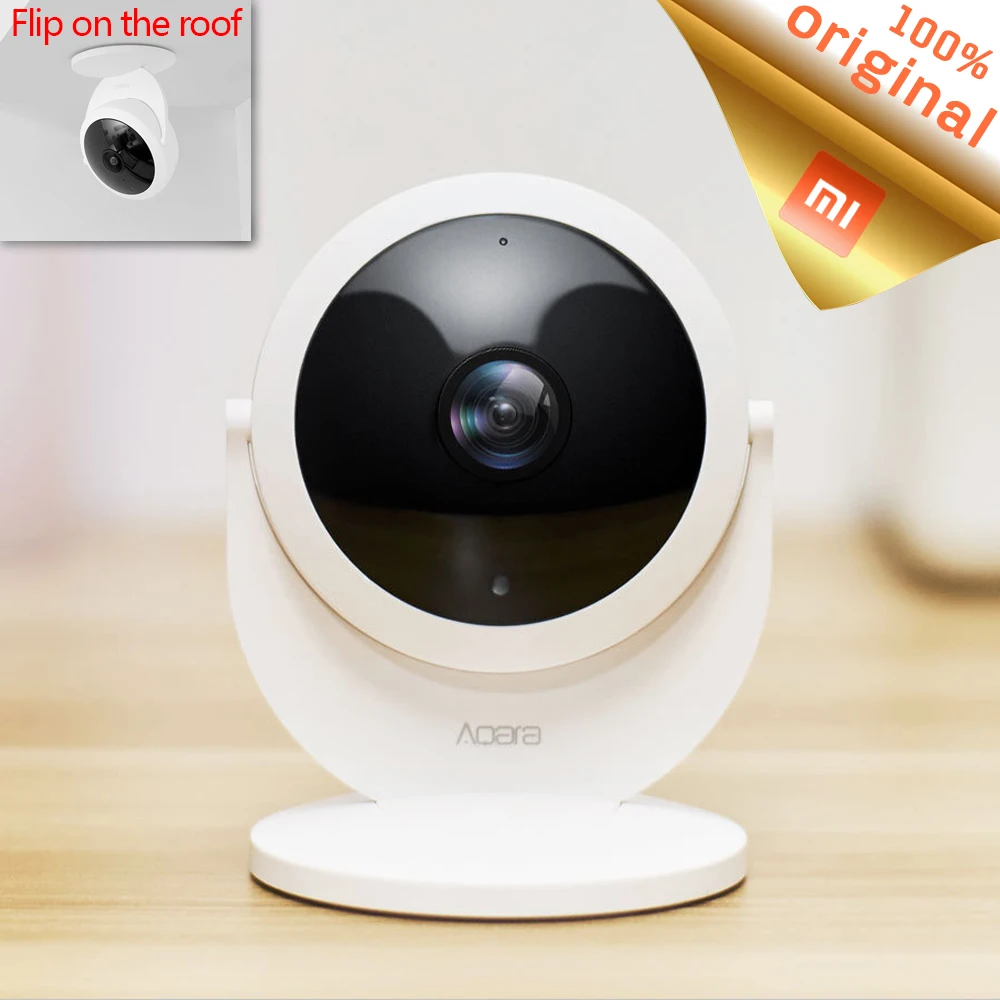 Оригинальный Xiaomi Aqara Mijia IP Cam G2 1080 P шлюз Функция 180 градусов HD FOV связь приложение