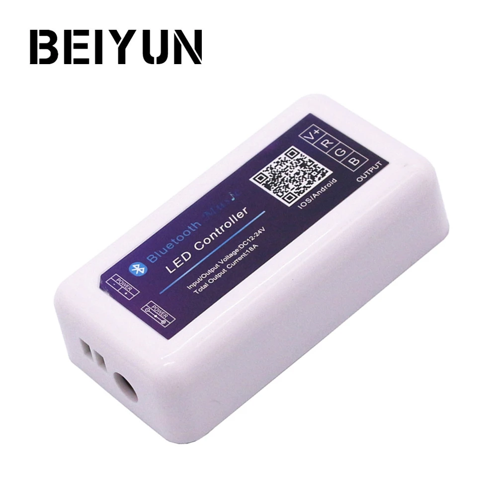 DC 12V 24V 18A LED Bluetooth Музыка RGB контроллер для SMD 5050 3528 светодиодные полосы света с