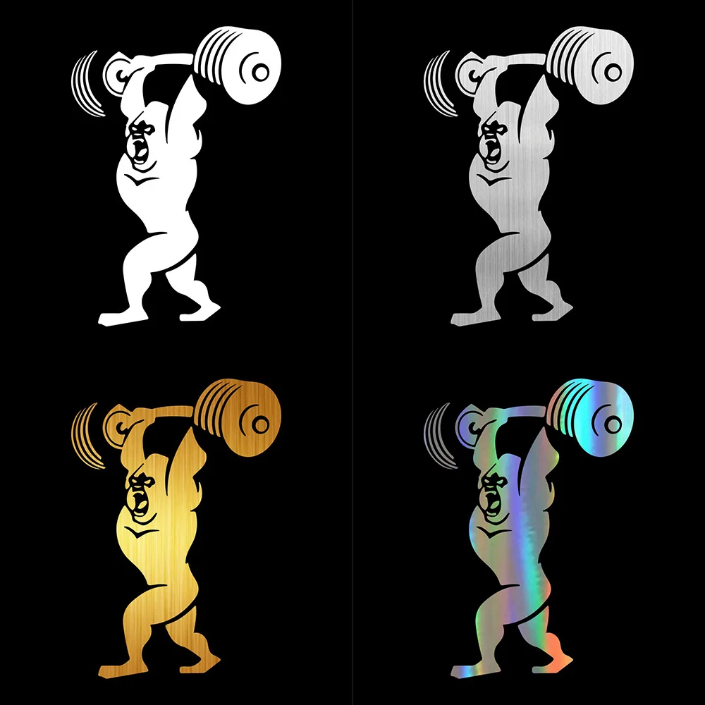 Автомобильный Стайлинг Gorilla Weight Lifting спортивные фотообои и наклейки украшение