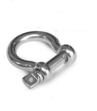 Bow shackle Нержавеющая сталь Скоба соединительное кольцо быстро висящая Пряжка подковы открытый d-образный лук браслет пряжка цепь соединительное кольцо - Цвет: Bow shackle
