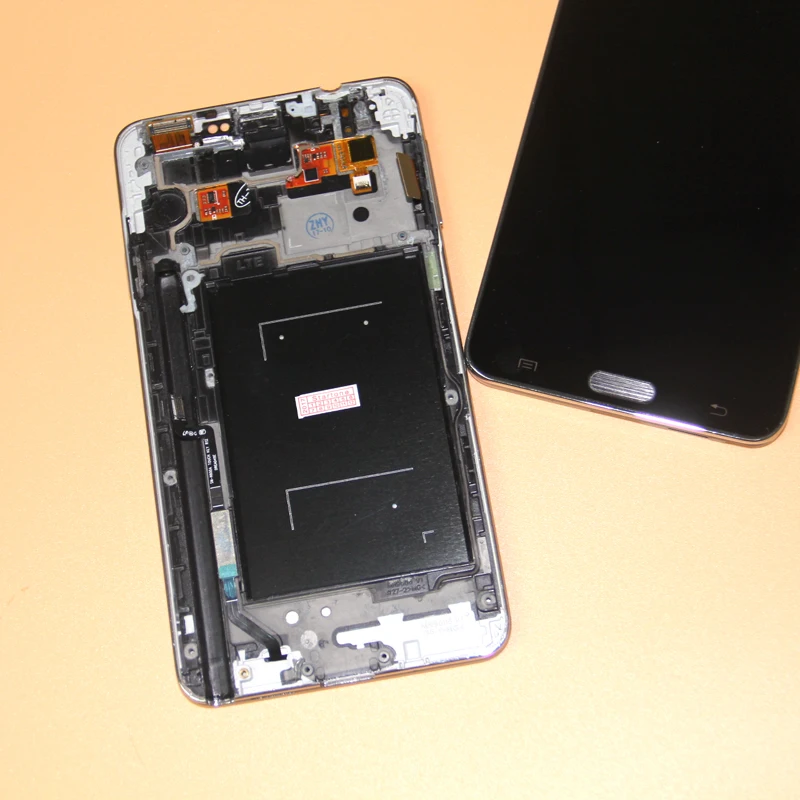 100% Tested For Samsung Galaxy Note3 N9005 LCD Display Touch Screen with Digitizer Frame Assembly for Note 3 White / Bla | Мобильные