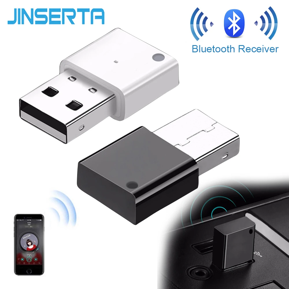 JINSERTA беспроводной Автомобильный mp3 плеер комплект Bluetooth 4,0 музыкальный ресивер USB аудио адаптер для ПК динамик домашняя звуковая система