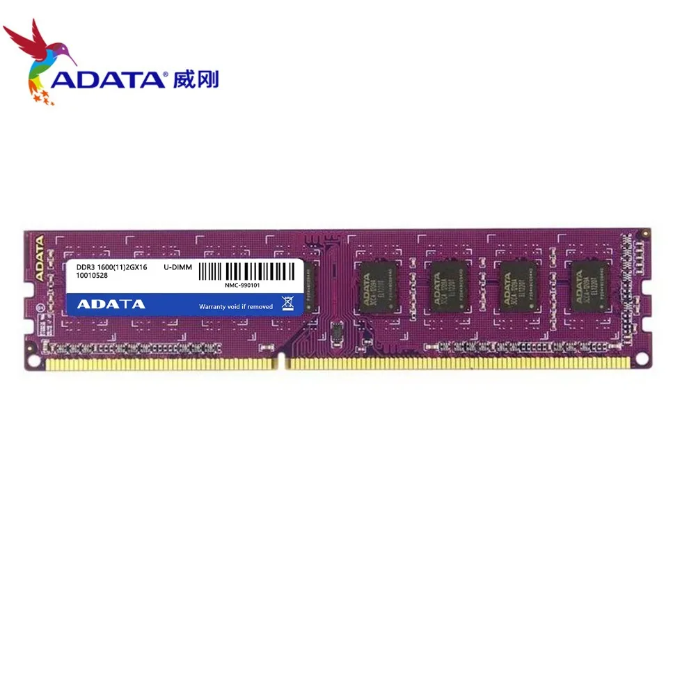 AData 4GB 2pcsX2GB DDR3 PC3 1600 1600MHz DIMM для настольного ПК RAM 240 pins|Оперативная память| |